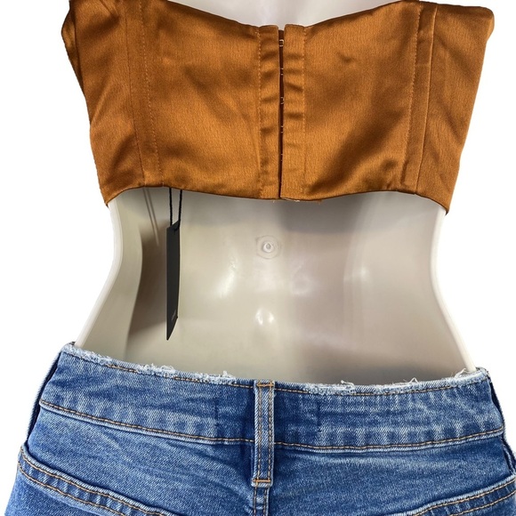 NBD | NWT Archer Crop Top in Gold Size XS - Picture 8 of 10